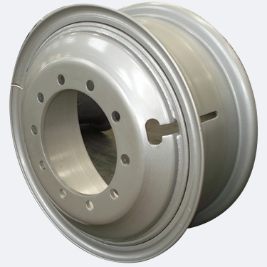 Wheel disc and rim and lock ring/flange ring manufacturing