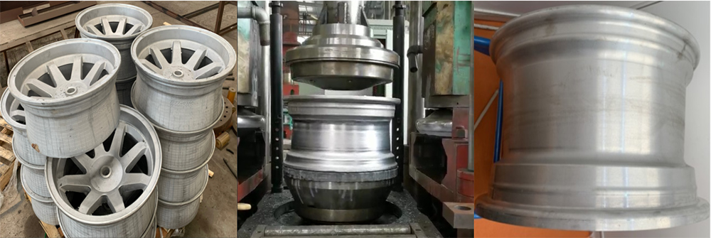 Forging and casting aluminum alloy wheels manufacturing