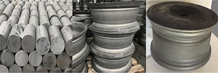 Forging and casting aluminum alloy wheels manufacturing