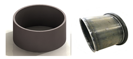 Customer-tailored steel tube wheel rim flow-spin forming