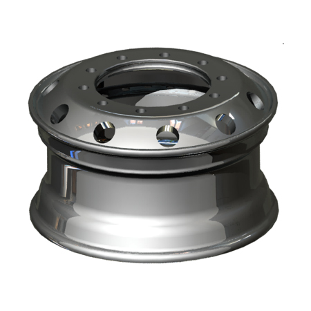 Single piece steel wheels manufacturing
